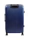 Biggdesign Lightweight Ocean Design Carry On Luggage With Spinner Wheel And Lock System Navy Blue 24-Inch