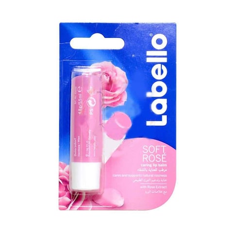 Labello Care Soft Rose Lip Balm 4.8GR