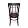 Jilphar Furniture VERTICALBACK Solid Beech Wood Dining Chair JP1164B