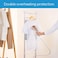 Midea 1800W 2L Digital Garment Steamer With Detachable Board, Free Angle Adjustable Poles Rotary Wheels + Multiple Attachments For Wrinkle Free &amp; Sanitized Garment - MY-GZ20D2W
