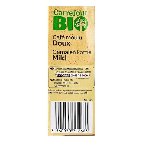 Carrefour Bio Ground Coffee Mild 250g