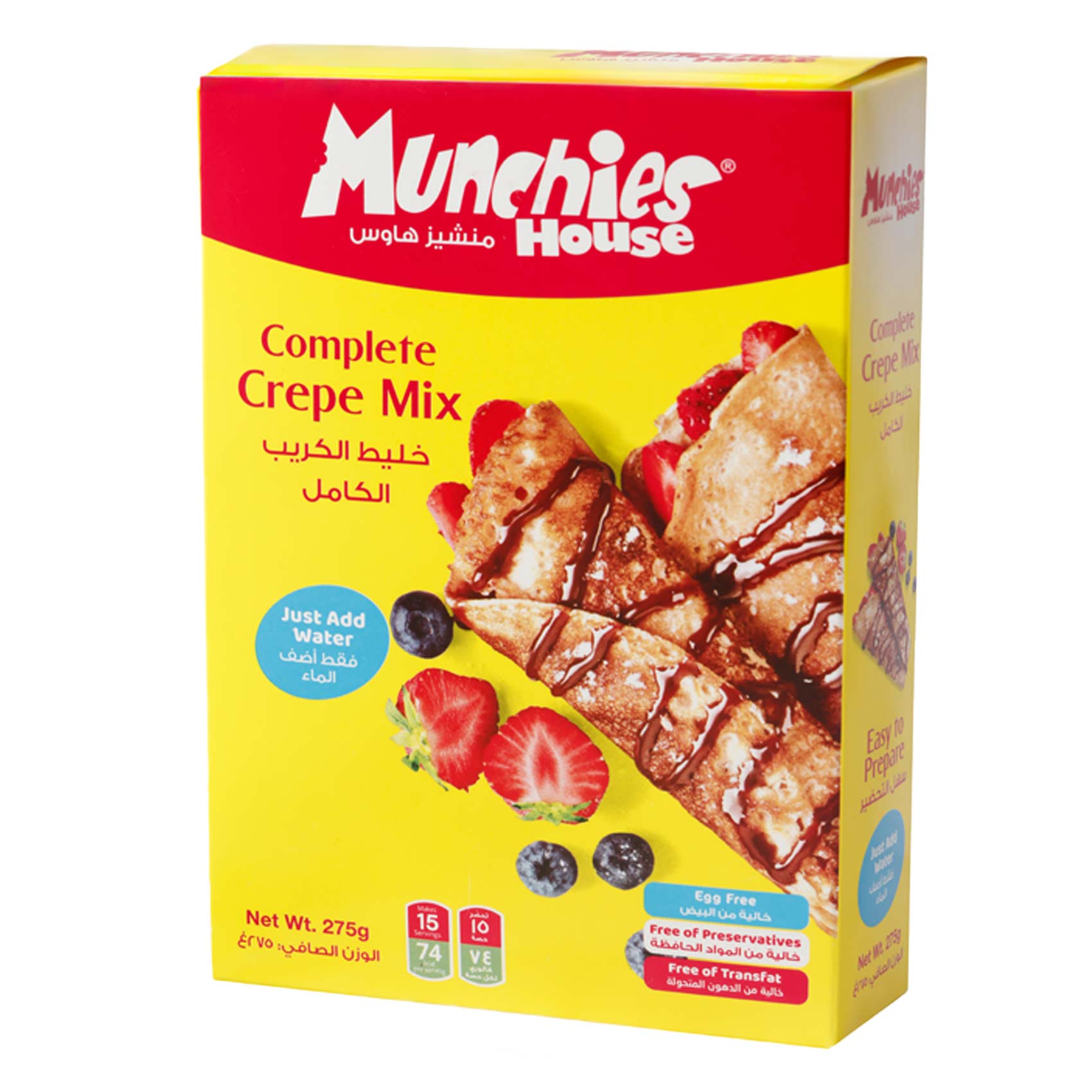 Munchies House Complete Crepe Mix 275GR