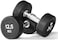 Harley Fitness Commercial Dumbbells - TPU &amp; Rubber Coated - Dynamic Strength and Stability (20, Kilograms)