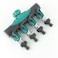 Generic-Hose Splitters Irrigation Adapter 4-way Water Hose Connectors Full Metal Body with Valves Handle and Rubberized Grip EU Standard