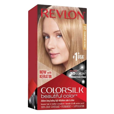 Revlon Colorsilk Permanent 3D Hair Color 73 Champagne Blonde