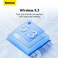 Baseus True Wireless Earphones Bluetooth V5.3 Mini In-ear Headset Dual Channel Low-Latency Sport Game And Smart Control 25Hours Playing Time with Charging Case Black