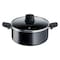 Tefal Generous Cook Stewpot With Lid Black 24cm