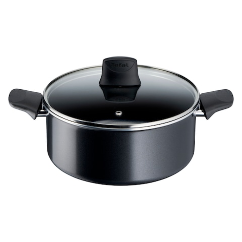 Tefal Generous Cook Stewpot With Lid Black 24cm