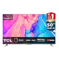 TCL C Series 50-Inch 4K QLED Google TV 50C635 Black