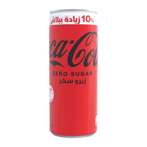 Coca Cola Zero Sugar Soft Drink Can - 330ml