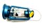 Generic Hurricane Oil Lantern Fanoos - Blue