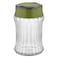 Qlux Active Stripe Jar 1000ml Green/Grey