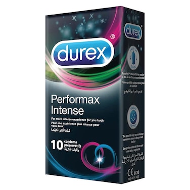Durex Condom Performax Intense - 10 Pieces