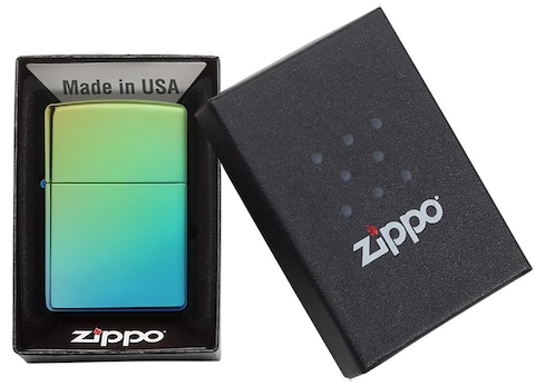 Zippo 49191 Classic High Polish Teal Windproof Lighter