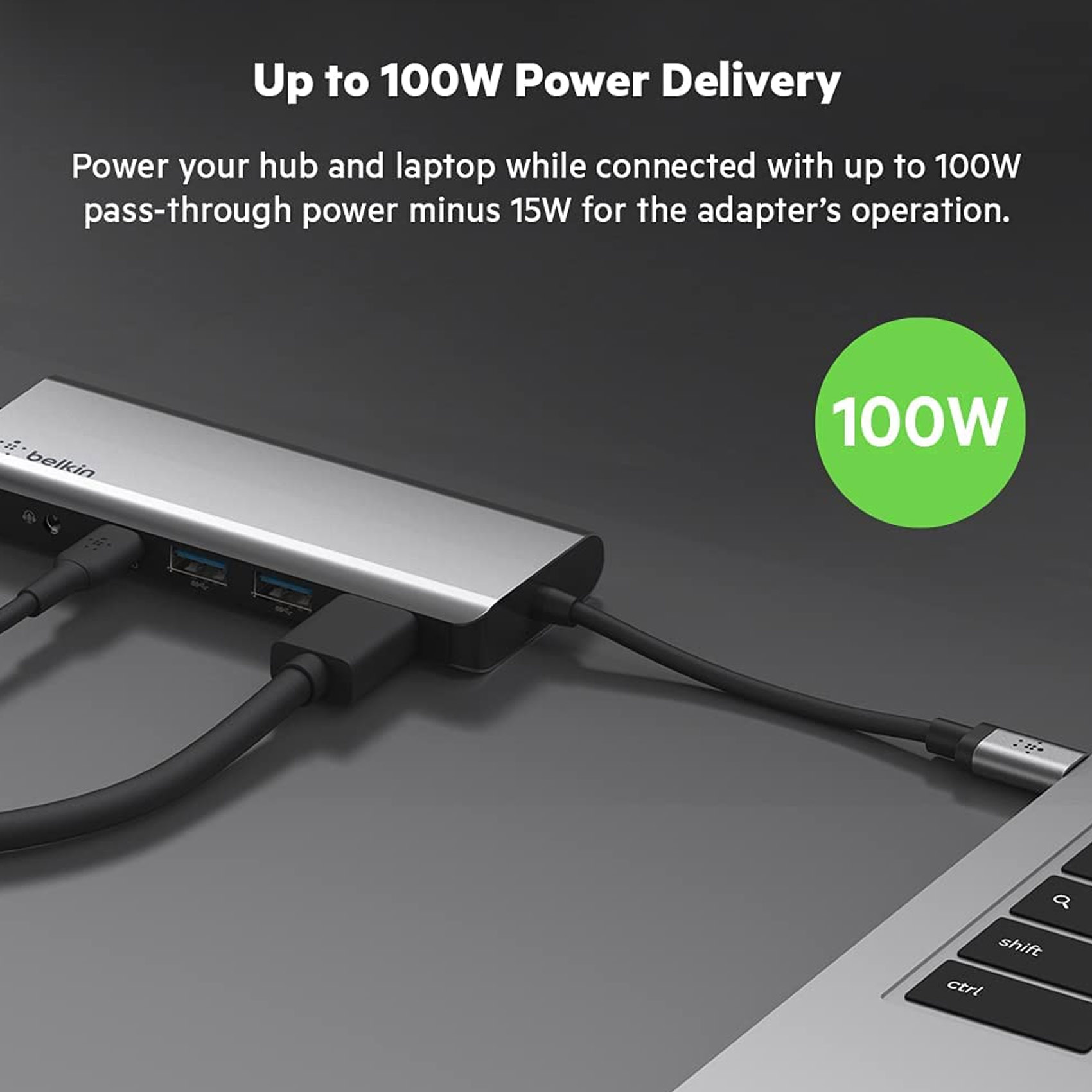 Belkin 7-In-1 USB C Hub MultiPort Adapter