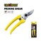 Crownman Pruning Shear 9inch Yellow