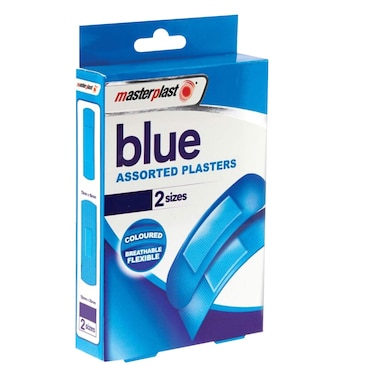 Masterplast Breathable And Flexible Plasters 60 Pieces Blue