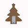 Wooden Neon Festive Tree Light 21x17cm