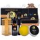 ONE TO FOUR Beard Growth Kit, Beard Roller Kit, Natural Beard Growth Oil for Patchy Beard, Beard &amp; Mustache Facial Hair Growth, Beard Oil, Beard Balm, Beard Roller, Brush, Comb, Storage Bag, Gifts for