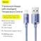Baseus USB to Lightning Braided Cable (1.2m) Crystal Shine Series Charge & Sync Cable Purple