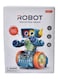 Rally Kids Educational Toy Fun With Light And Sound Robot Transparent Electric Gear Robot Toy For Children