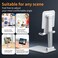 Tenlamp Cell Phone Stand, Angle &amp; Height Adjustable Foldable Desk Holder Stable Anti-Slip Design For Most Of Phone And Tablet Sizes (Black)