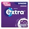 Extra Blueberry Sugar Free Chewing Gum 42g x Pack of 3