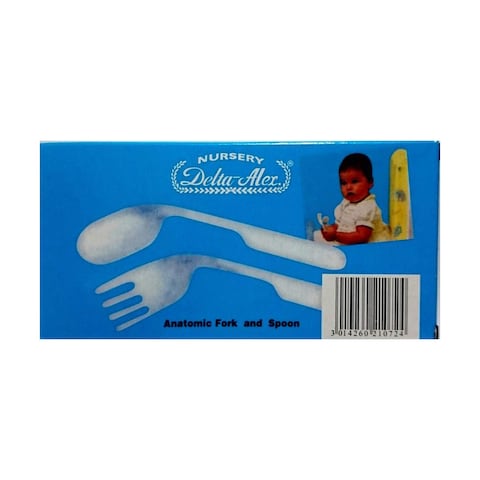 Delta Alex Meal Spoon and Fork Stainless steel - For Kids