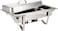 Single Stainless Steel Chafing Dish Buffet Catering Warmer 9 LITER CAPACITY Silver