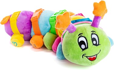 Buckle Toy Bentley Caterpillar Toddler Activity Fine Motor Skill Development Counting And Color Recognition