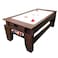 Simbashoppingmea - 7 Ft Pool Table Billiards Red Cloth With Air Hockey Table &ndash; Billardhockey