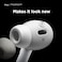 Elago Ear Tips Designed For Airpods Pro 2 Compatible With Apple Airpods Pro 2nd Gen With Earbuds Cover 3 Sets / 3 Sizes - White