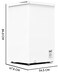 CHiQ 130 Liter Chest Freezer Single Door White Model CF131