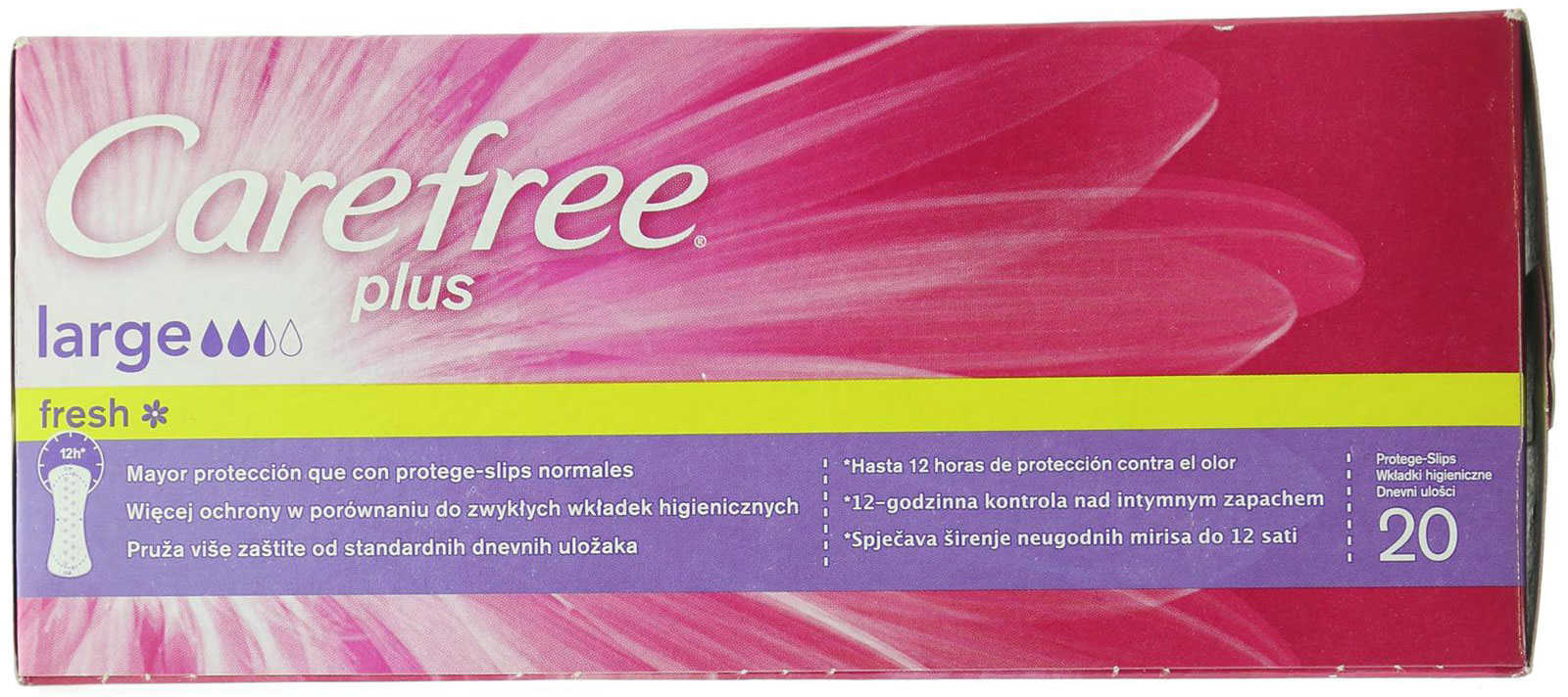 Carefree Plus Large Fresh 20 Pads product thumbnail 6