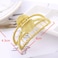 Aiwanto 3pcs Gold Metal Different Design Fashion Hair Clamp Barretes Hair Accessories for Ladies