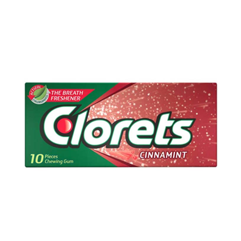 Clorets Chewing Gum Cinnamint 10 Pieces