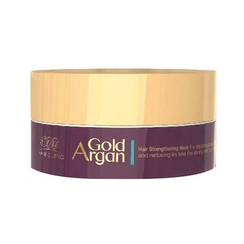 Eva Hair Clinic Hair Strengthening Mask with Gold and Argan Oil - 200 gram