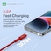 Amazing Thing Thunder PRO Lightning to USB-C PD 30W 3.2A Fast Charge cable [1.1 Meter] - Red