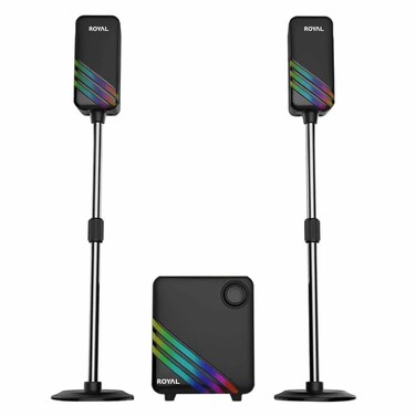 Royal R905 3.1CH Tall Boys Speaker System 210W Black