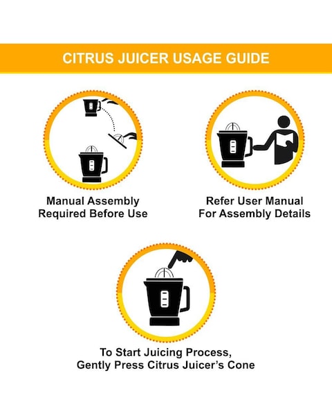 Black And Decker Cj650 Citrus Juicer 500 ml