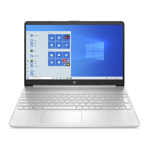 HP 15s-eq1003ne Laptop - AMD Ryzen 3 3250U - 4GB RAM - 256GB SSD - 15.6-inch HD - AMD GPU - Windows 10 - Natural Silver