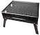 Generic Simple Picnic Barbecue Rack Portable Outdoor Bbq Grill Thickened Black Steel Folding Charcoal Outdoor Tools