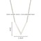 Aiwanto Silver V Shape Necklace