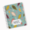 Loud Universe Hardcover Notebook Notes Floral Green Spiral Notebook with Premium High Quality Paper A5 Size