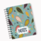 Loud Universe Hardcover Notebook Notes Floral Green Spiral Notebook with Premium High Quality Paper A5 Size