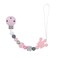 FACTORY PRICE- Sanya Multicolor Pacifier Clip - Pink