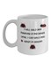 muGGyz Quote Printed Ceramic Coffee Mug White 11Ounce