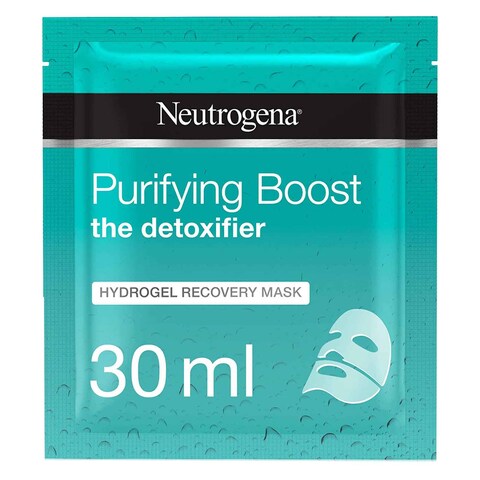 NEUTROGENA PURIFYING BOOST THE DETOXIFIER HYDROGEL RECOVERY MASK 30ML