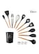 11-Piece Kitchen Utensil Set Black 32 x 11 x 11cm