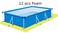 12  pcs Pool SAFETY Protector (Foam Padded floor for SAFETY), for all kind of Framed INTEX Pool , frame Bestway Pool , inflatable / Frame Above ground swimming pool ,... 12 pcs in a pack Total Cover s